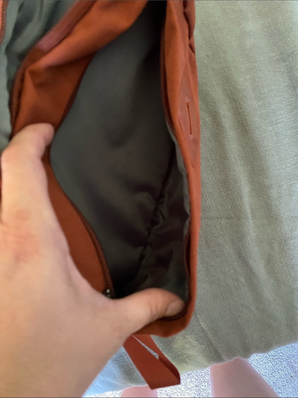 The North Face Burnt Orange Sling Belt Bag - Picture 3 of 4